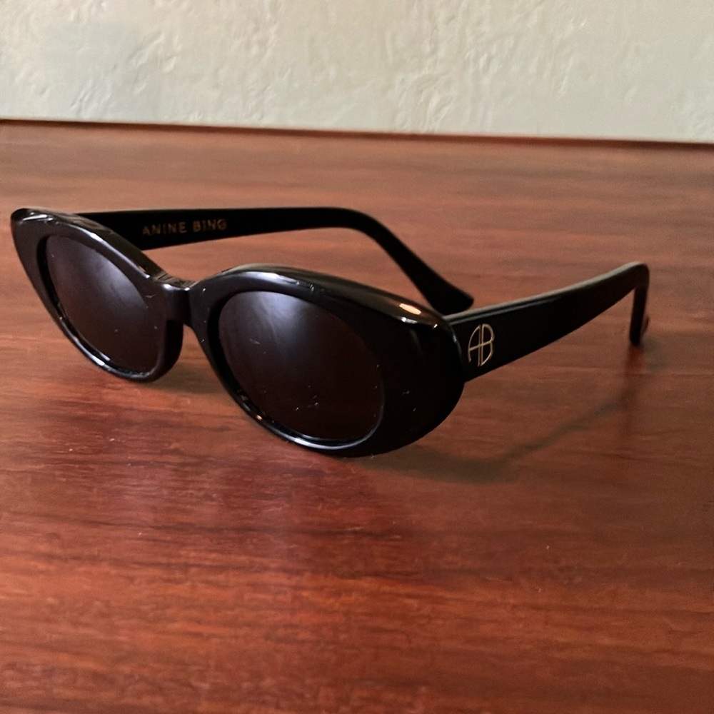 Anine Bing Black Sunglasses